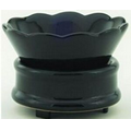 Black Scalloped Top Candle Warmer (4"x4"x1 1/4")